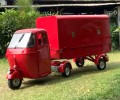 APE Pentaro Wings Box by Scooter99 , Retro Mobile Business Vehicle with Three-Side Opening System